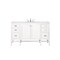 James Martin Vanities Addison 60in Single Vanity, Glossy White w/ 3 CM Eternal Jasmine Pearl Quartz Top E444-V60S-GW-3EJP - alternate 1